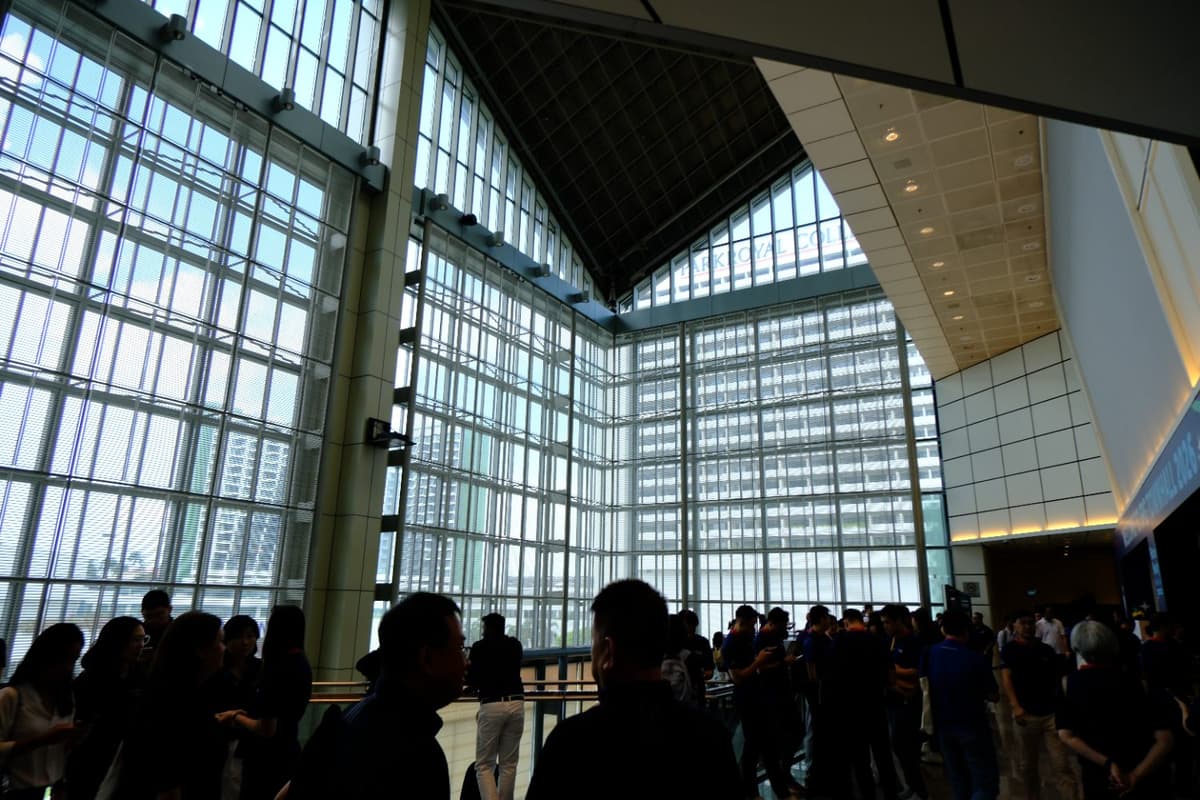 Atrium, west stair